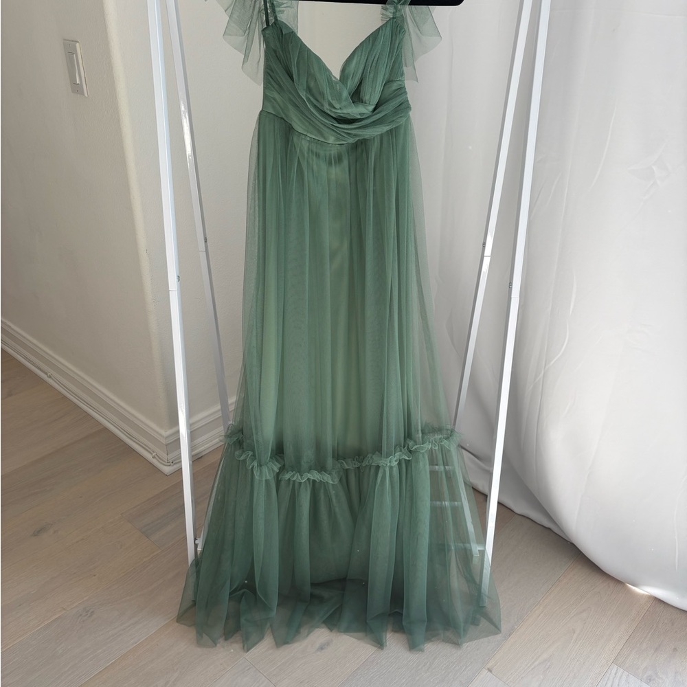 Ever Pretty Forest Green Maxi Dress